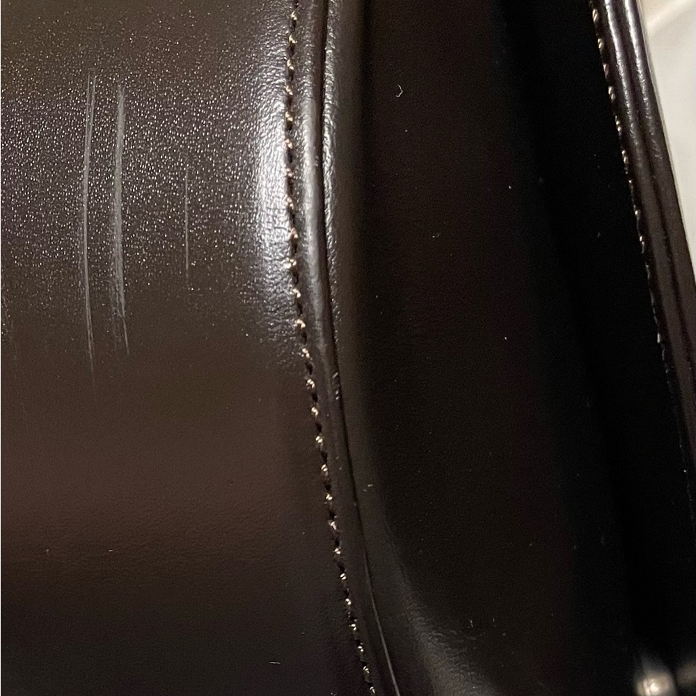 Bally Vintage Authentic Chocolate Brown Leather Shoulder Bag - Picture 8 of 13